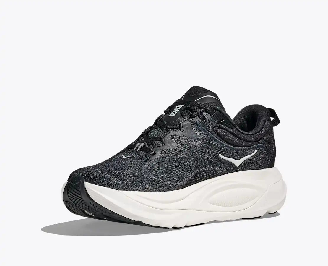 HOKA Women's Gaviota 6 - BLACK / WHITE (Wide)