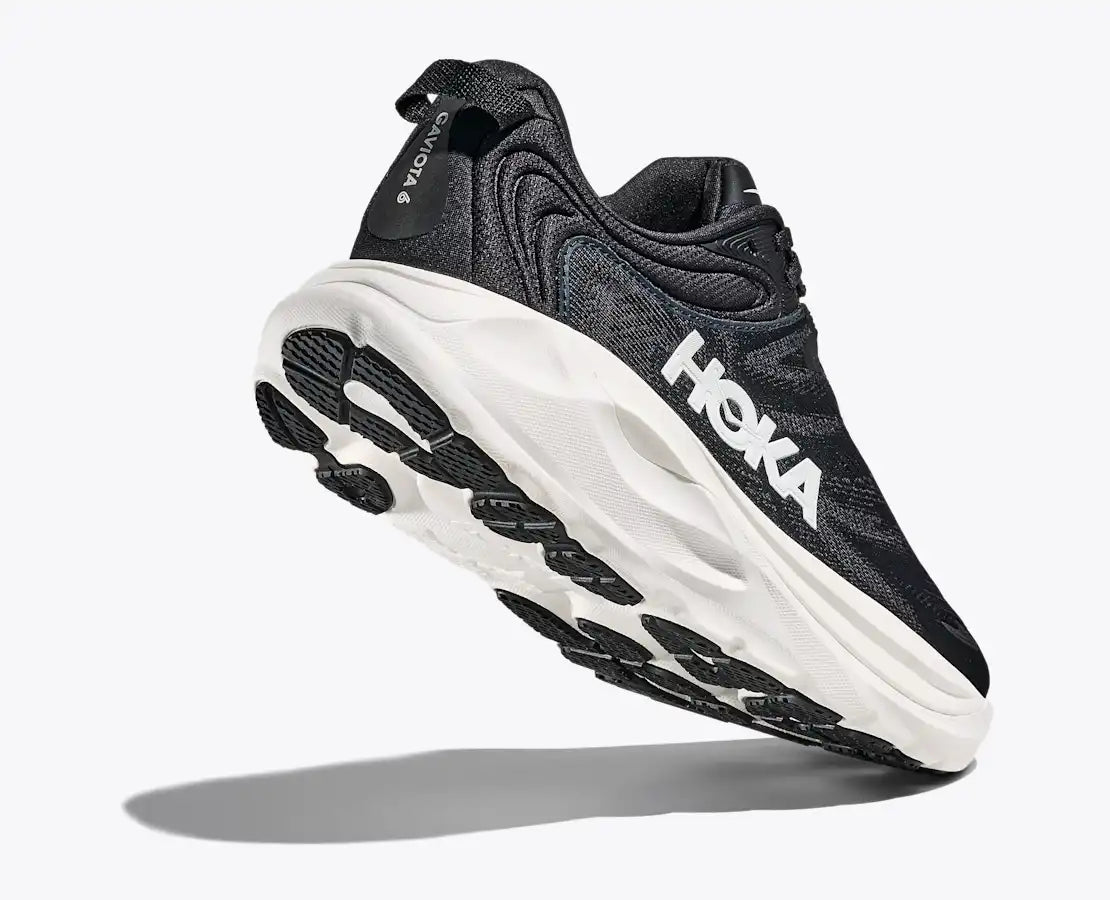 HOKA Women's Gaviota 6 - BLACK / WHITE (Extra Wide)