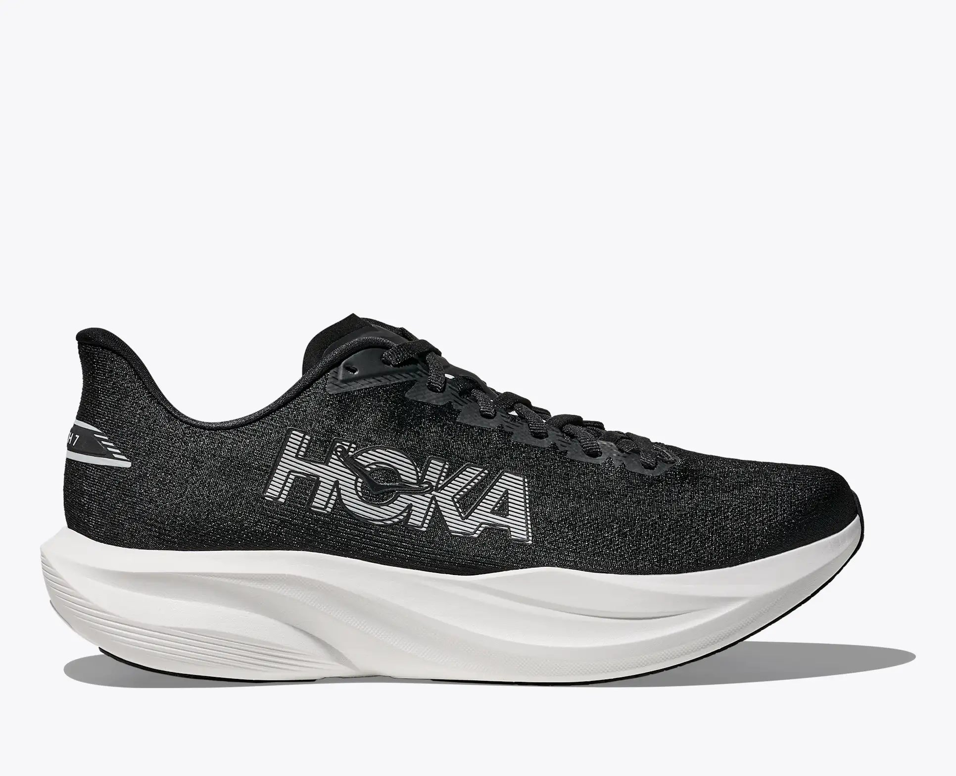 HOKA Women's Mach 7 - BLACK / WHITE (Wide)