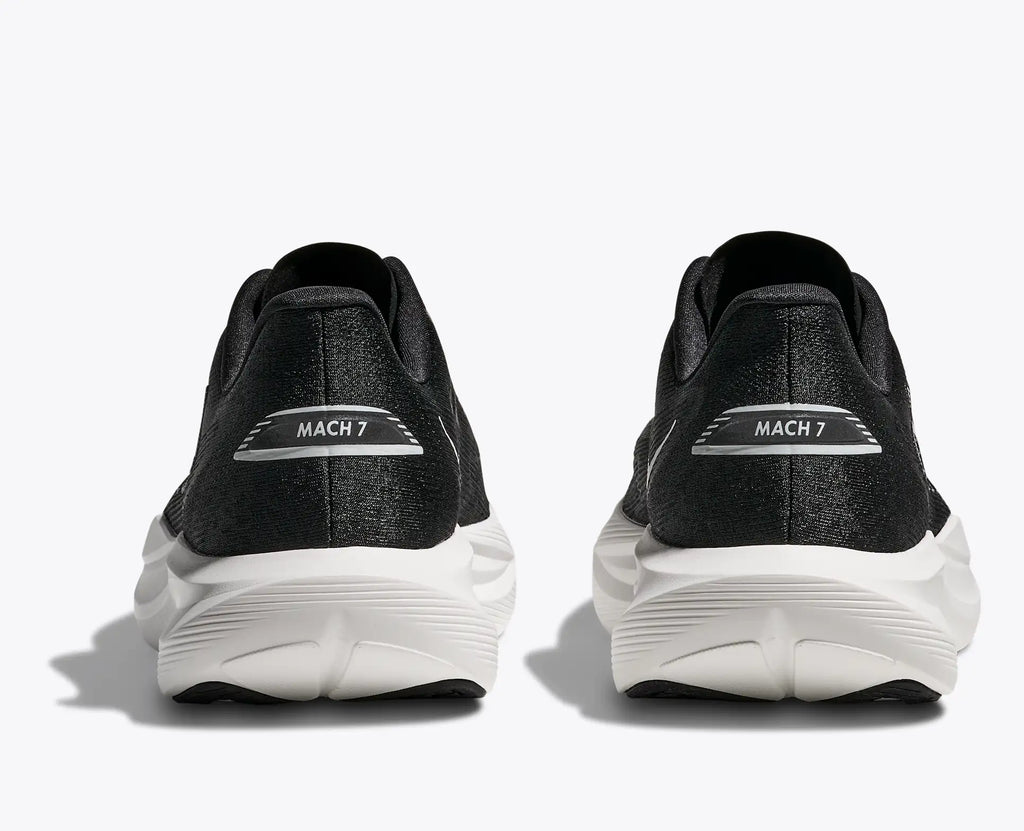 HOKA Women's Mach 7 - BLACK / WHITE