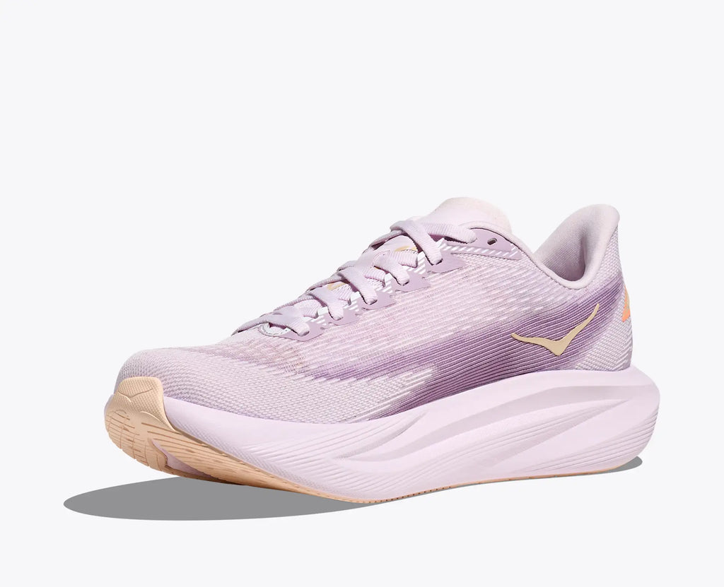 HOKA Women's Mach 7 - LILAC CREAM / TANGERINE GLOW