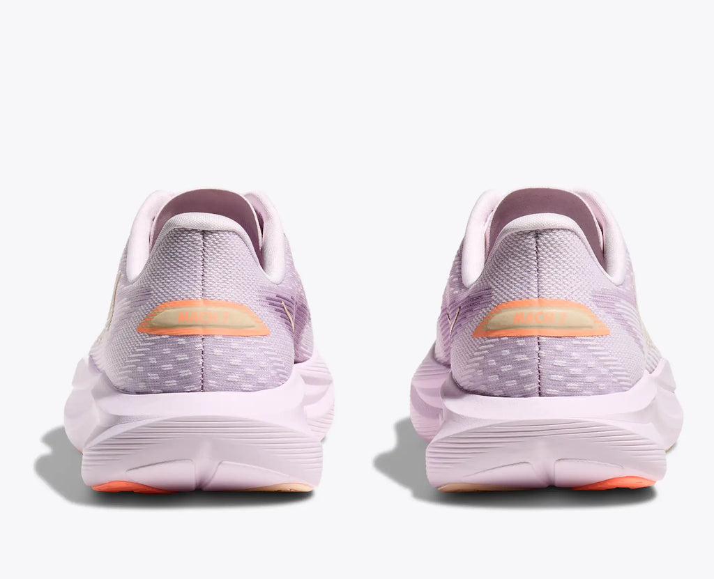 HOKA Women's Mach 7 - LILAC CREAM / TANGERINE GLOW
