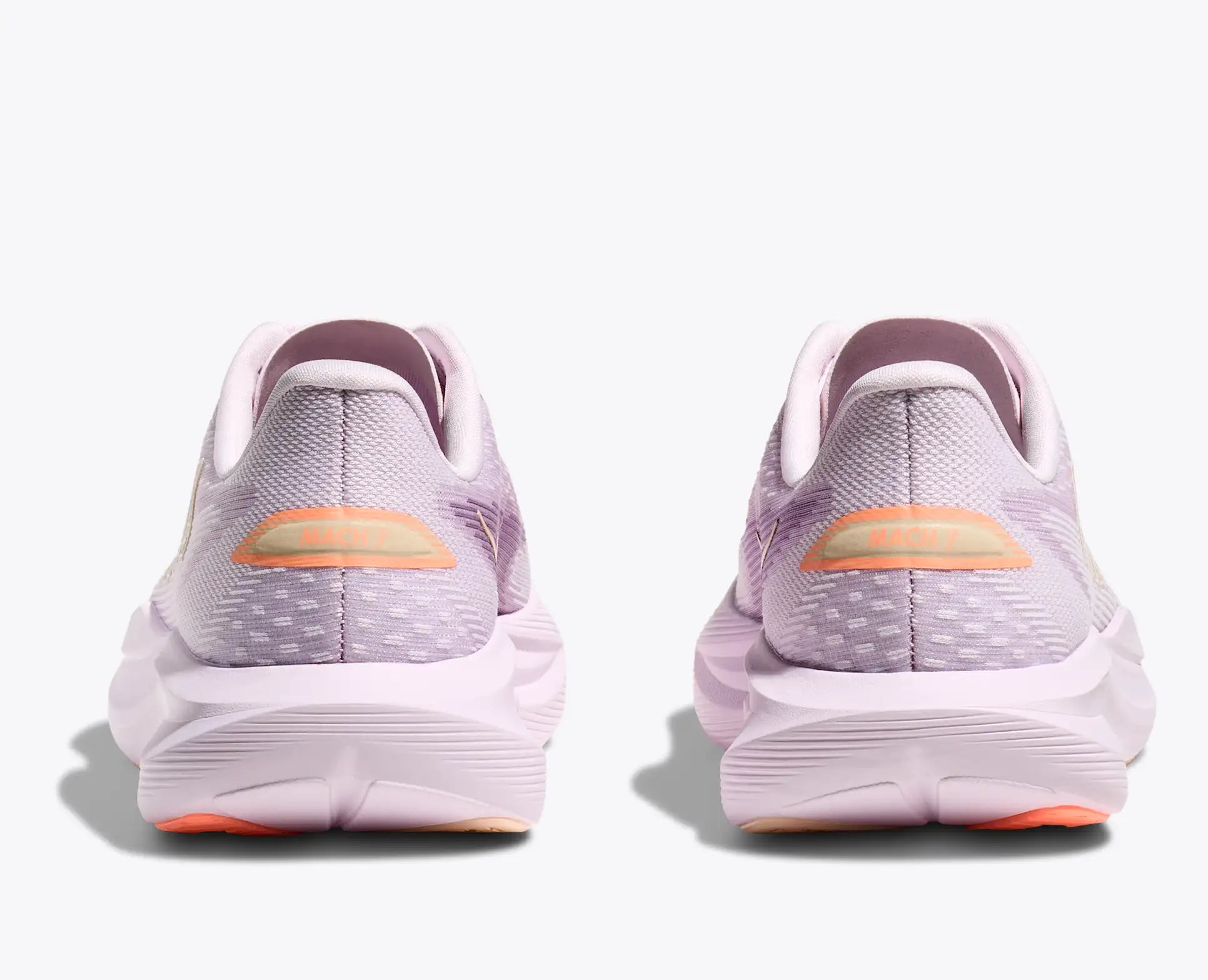 HOKA Women's Mach 7 - LILAC CREAM / TANGERINE GLOW
