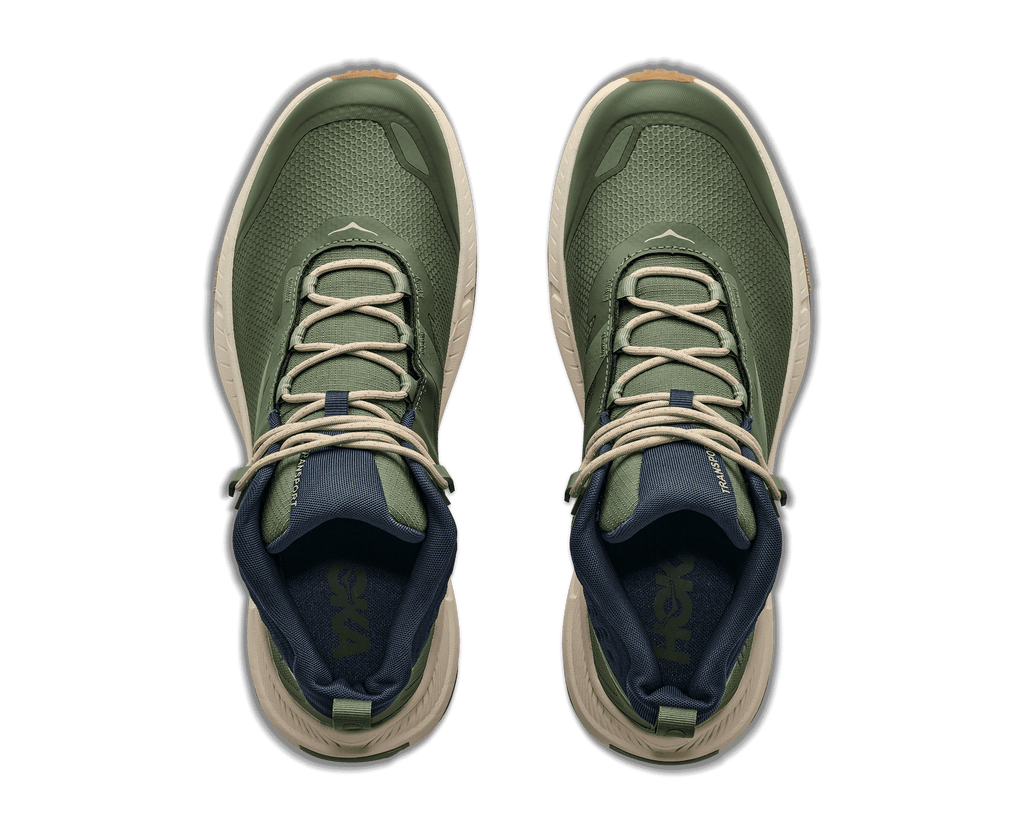 HOKA Men's Transport Hike GTX - NETTLE LEAF / ALABASTER