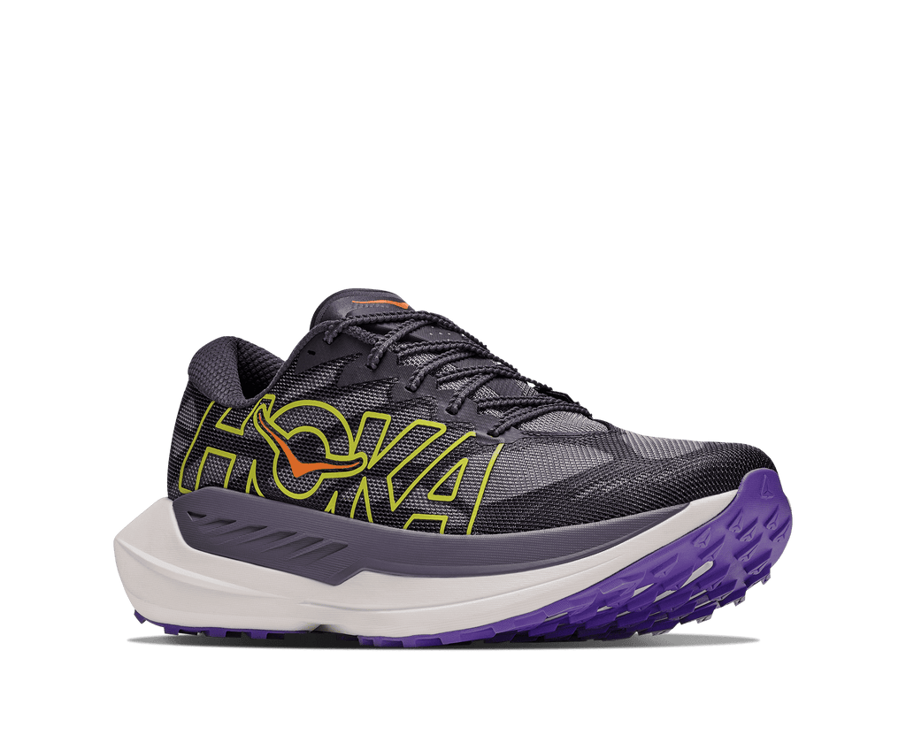 HOKA Men's Rocket X Trail - SQUID INK / NEON NEBULA