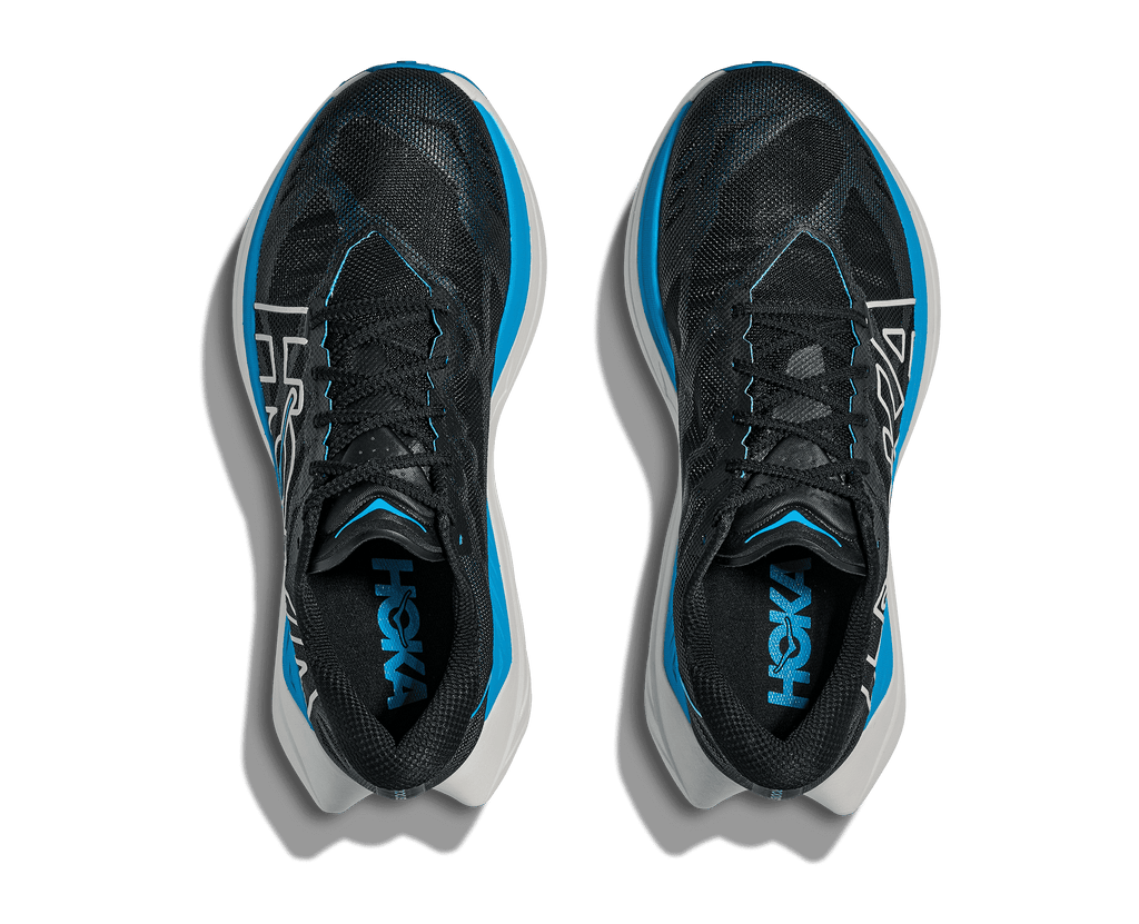 HOKA Women's Rocket X Trail - BLACK / SKYWARD BLUE
