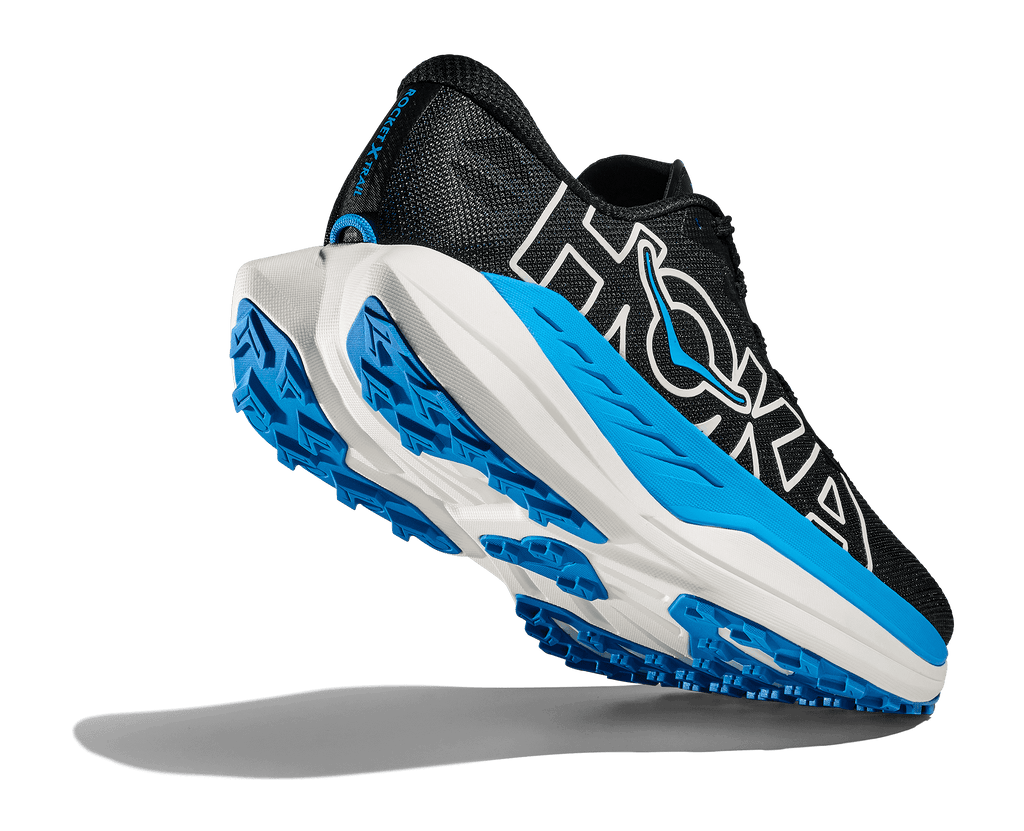 HOKA Women's Rocket X Trail - BLACK / SKYWARD BLUE