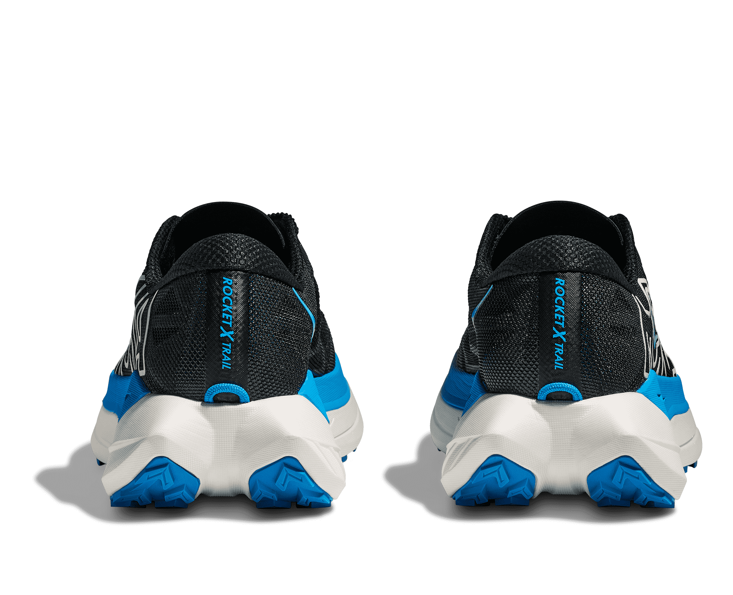 HOKA Women's Rocket X Trail - BLACK / SKYWARD BLUE