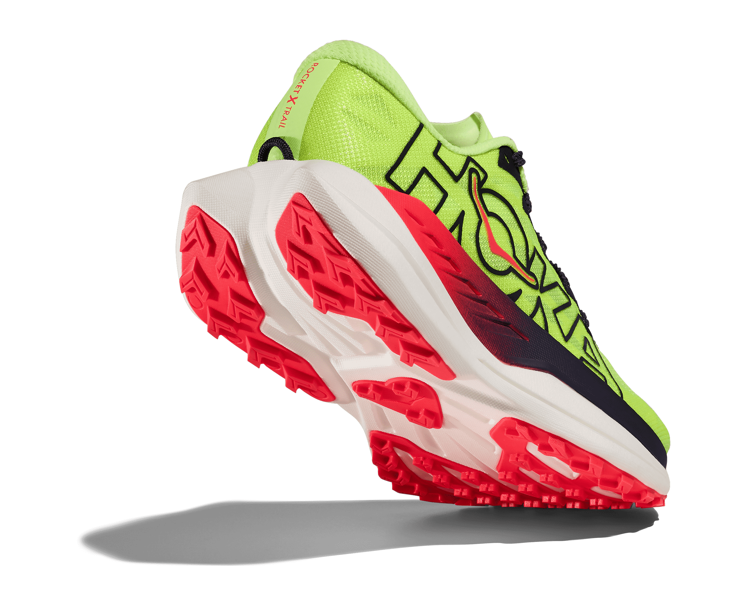 HOKA Women's Rocket X Trail - NEON YUZU / NEON FLAME
