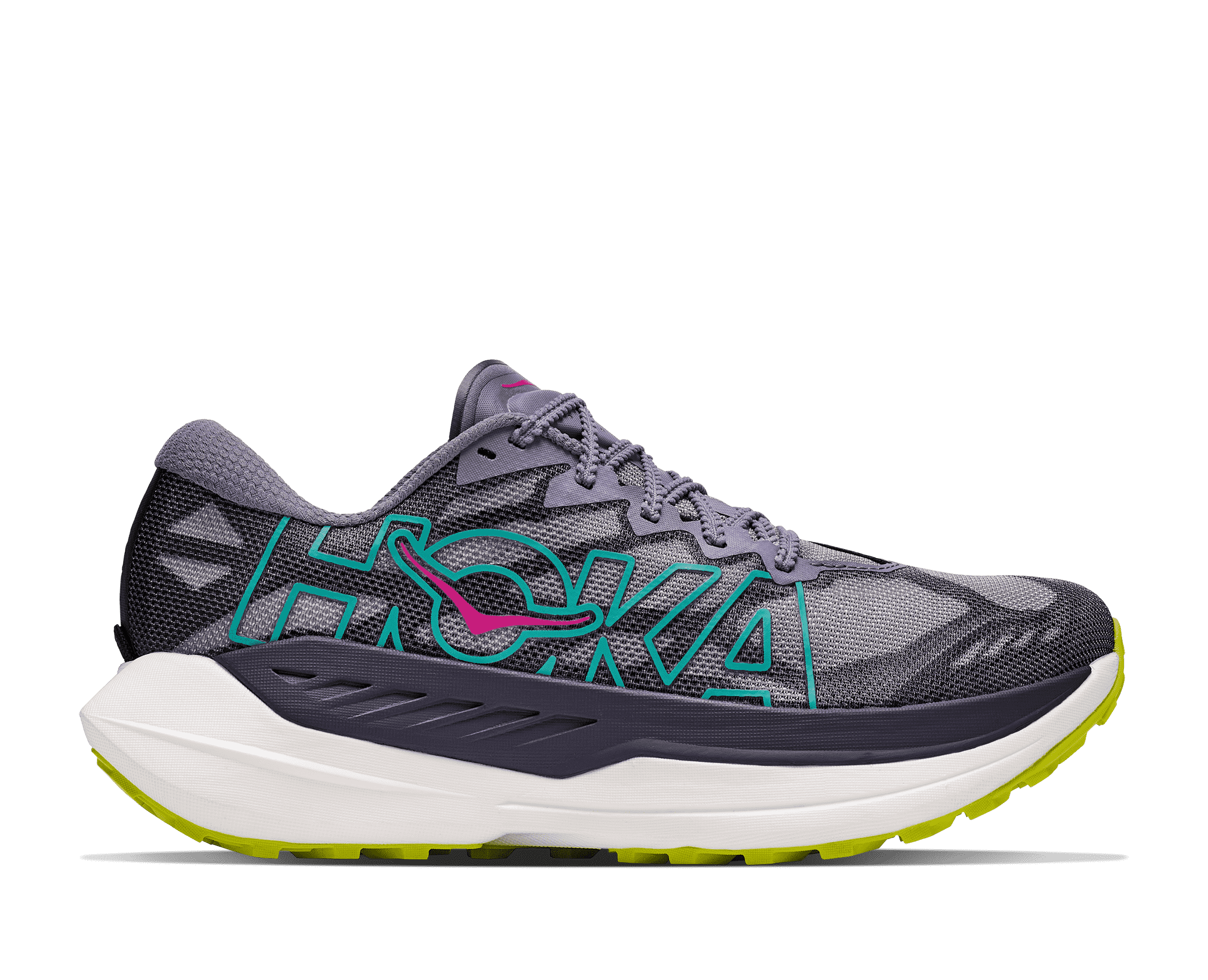 HOKA Women's Rocket X Trail - PURPLE FOG / HOKA CITRUS