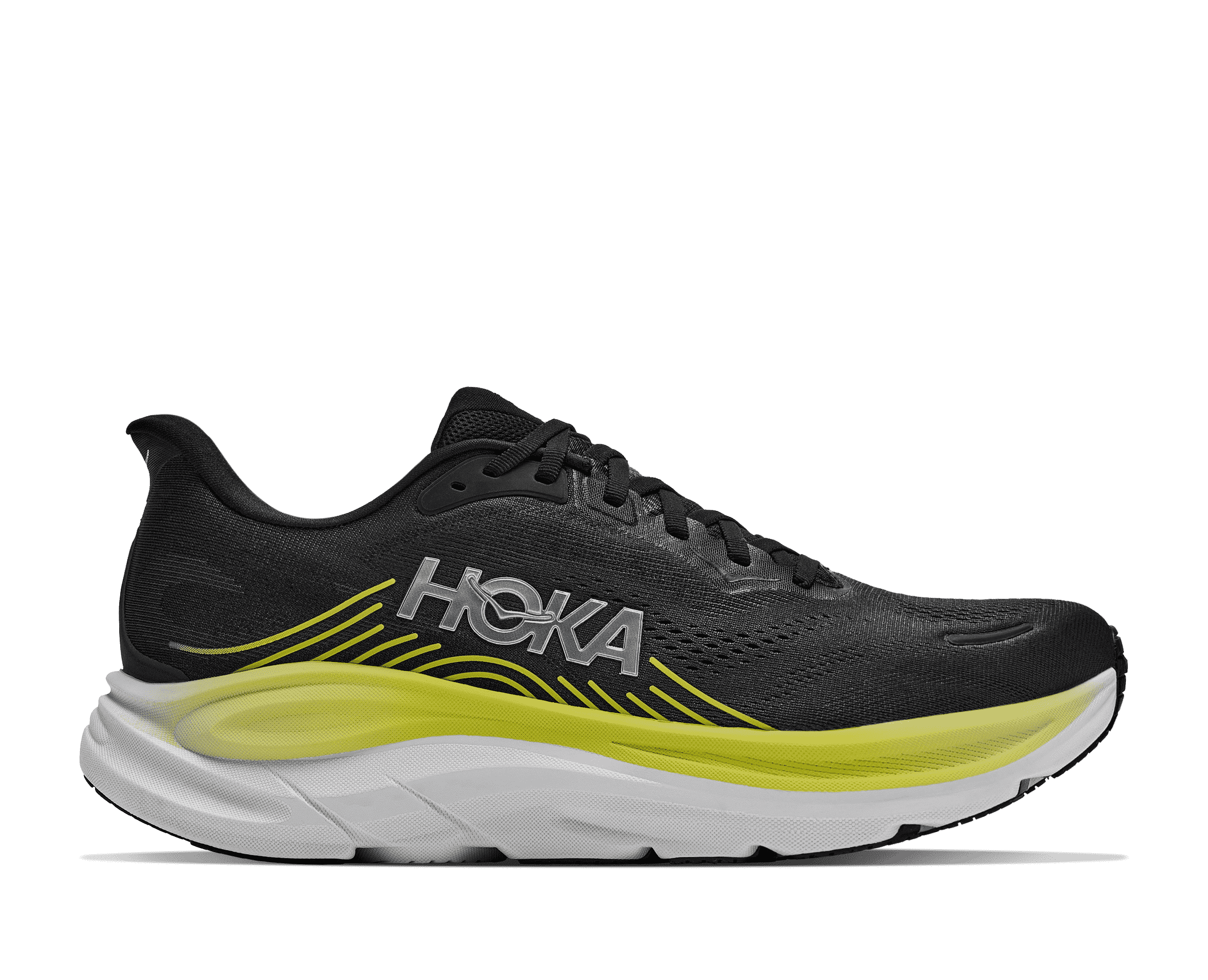 HOKA Men's Clifton 11 - BLACK / COSMIC GREY