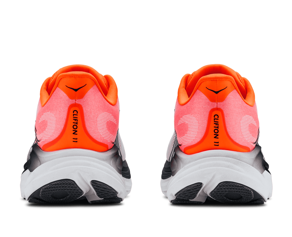 HOKA Men's Clifton 11 - NEON TANGERINE / FROST