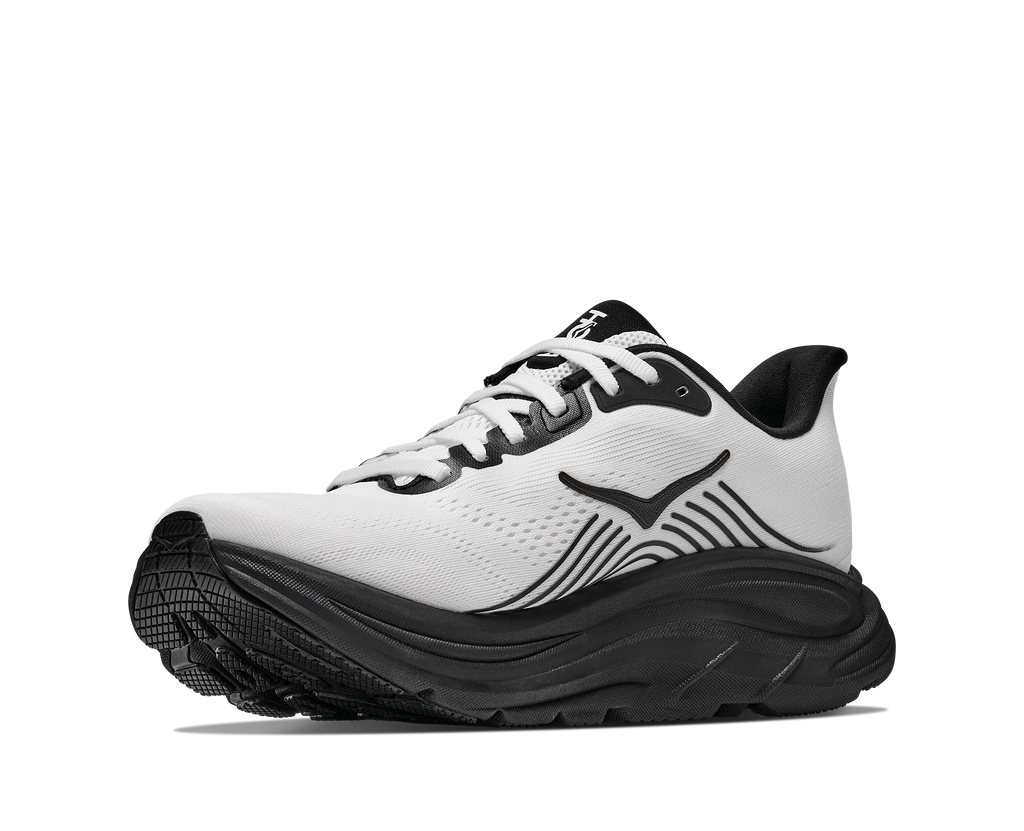 HOKA Men's CLIFTON 11 - WHITE / BLACK