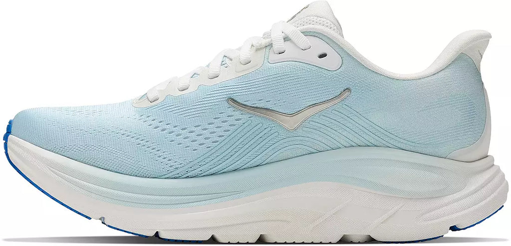 HOKA Women's CLIFTON 11 WIDE - FROST / GLIMMERING BLUE