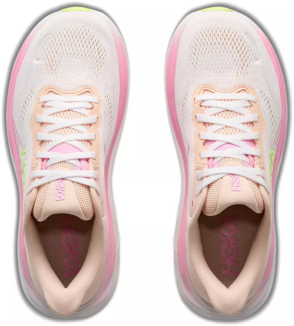 HOKA Women's CLIFTON 11 WIDE - TANGERINE GLOW / WHITE