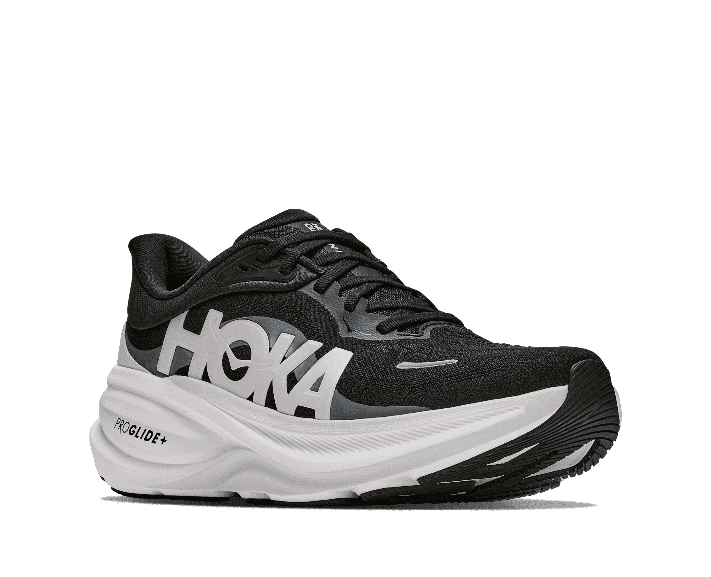 HOKA Men's Clifton Pro - BLACK / COSMIC GREY (Wide)