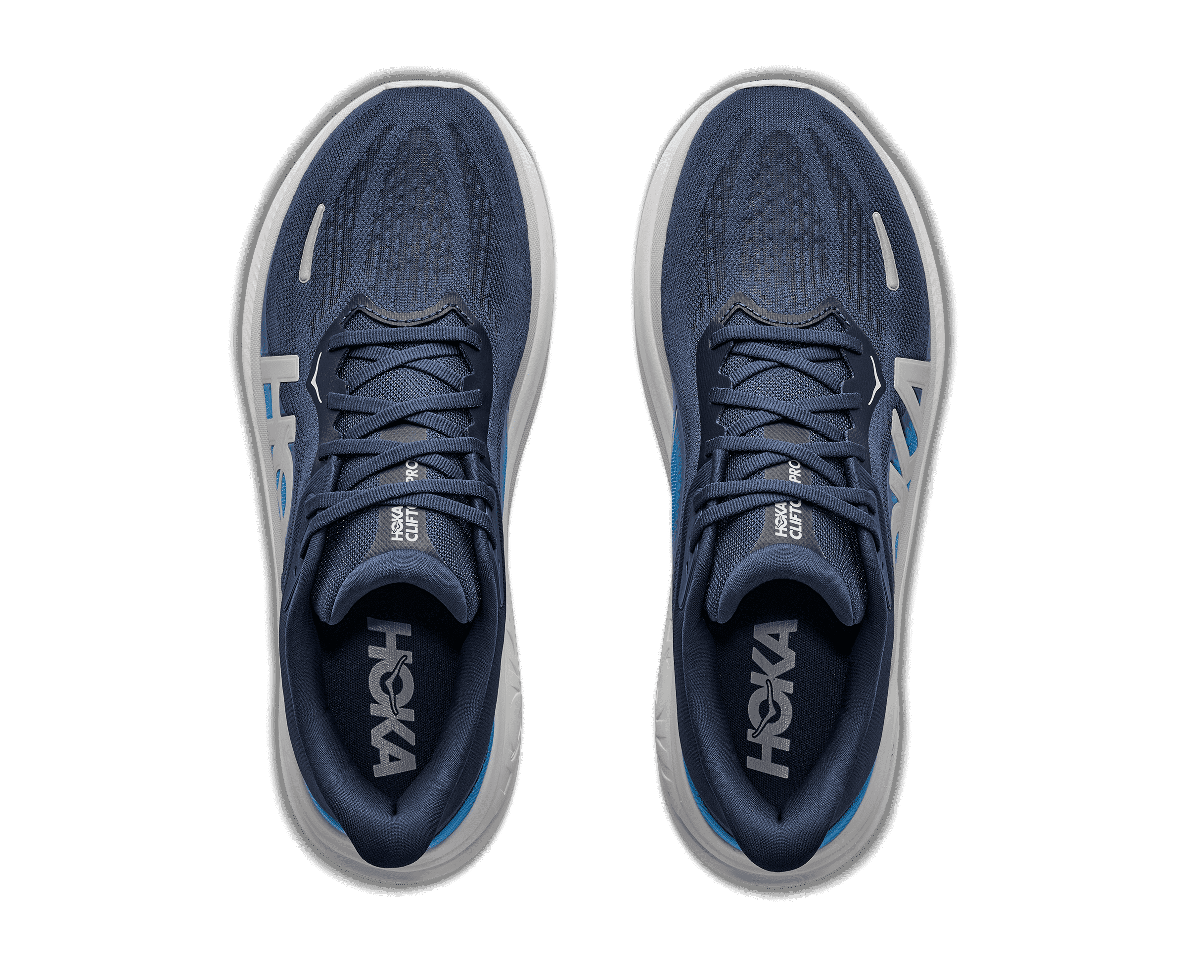 HOKA Men's Clifton Pro - VARSITY NAVY / SOFT COBALT (Wide)