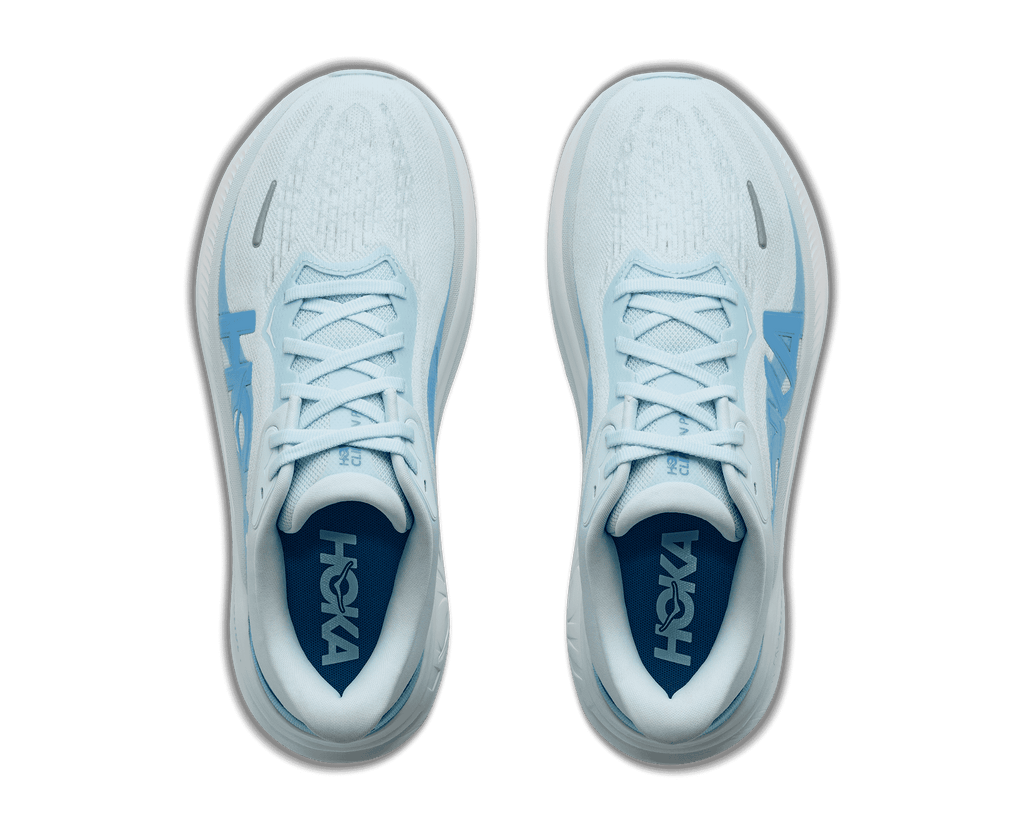 HOKA Women's Clifton Pro - GLIMMERING BLUE / SOARING BLUE (Wide)