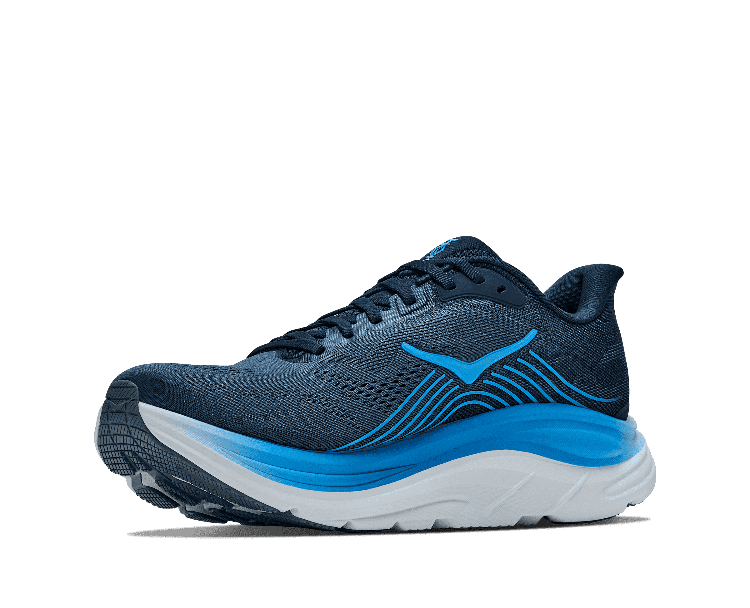 HOKA Men's Clifton 11 - VARSITY NAVY / FADED NAVY (Wide)