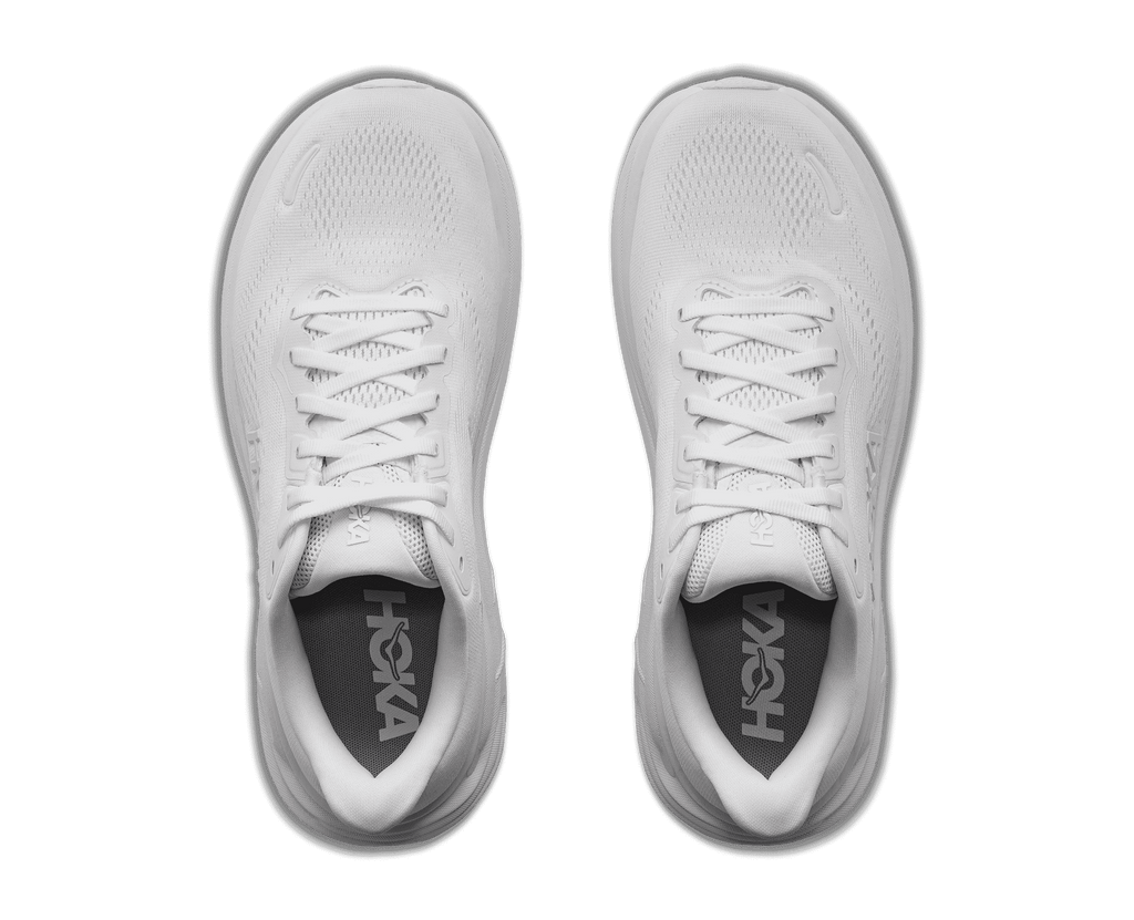 HOKA Men's Clifton 11 - WHITE / WHITE (Wide)