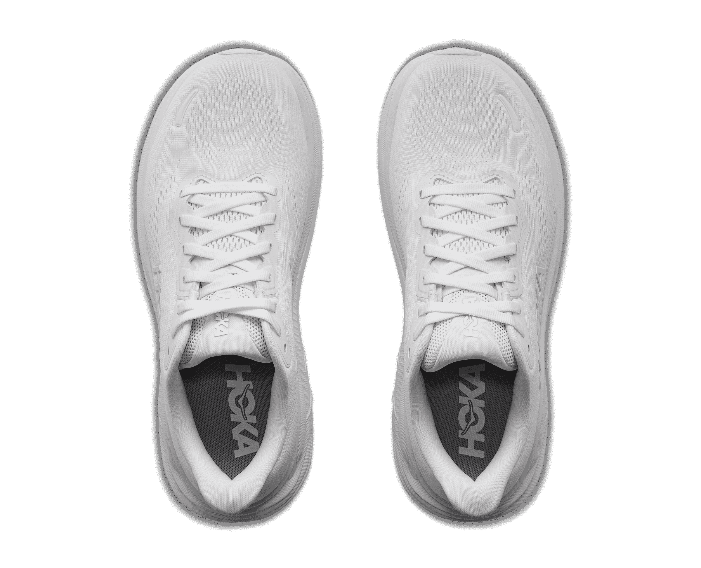 HOKA Men's Clifton 11 - WHITE / WHITE (Wide)