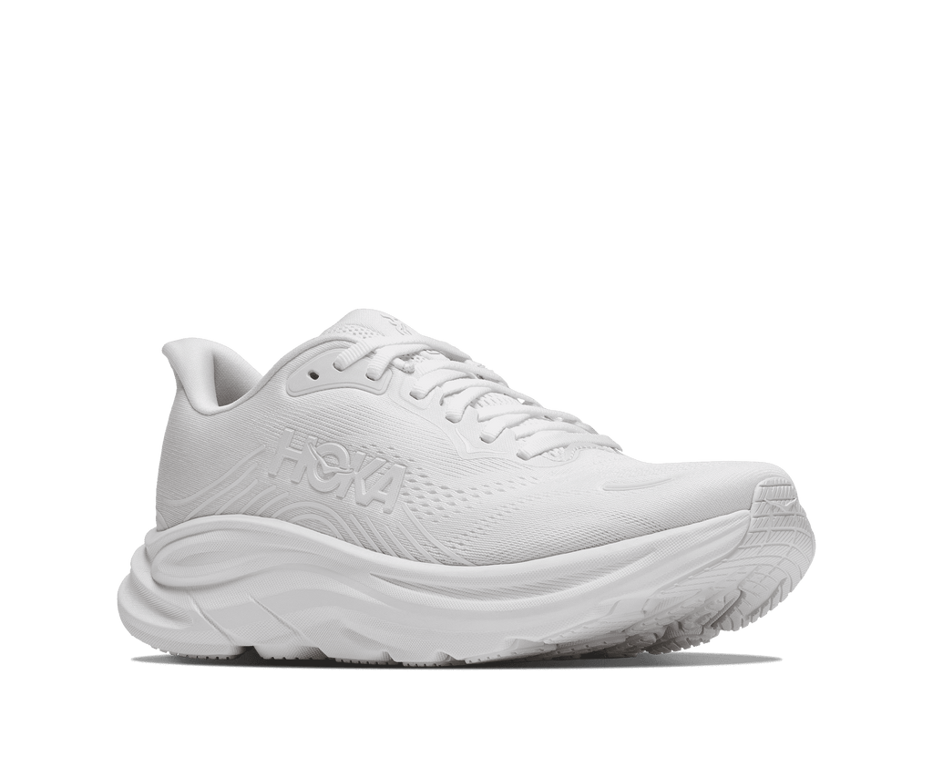 HOKA Men's Clifton 11 - WHITE / WHITE (Wide)