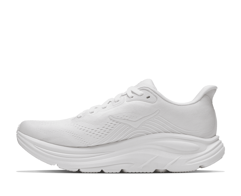 HOKA Men's Clifton 11 - WHITE / WHITE (Wide)