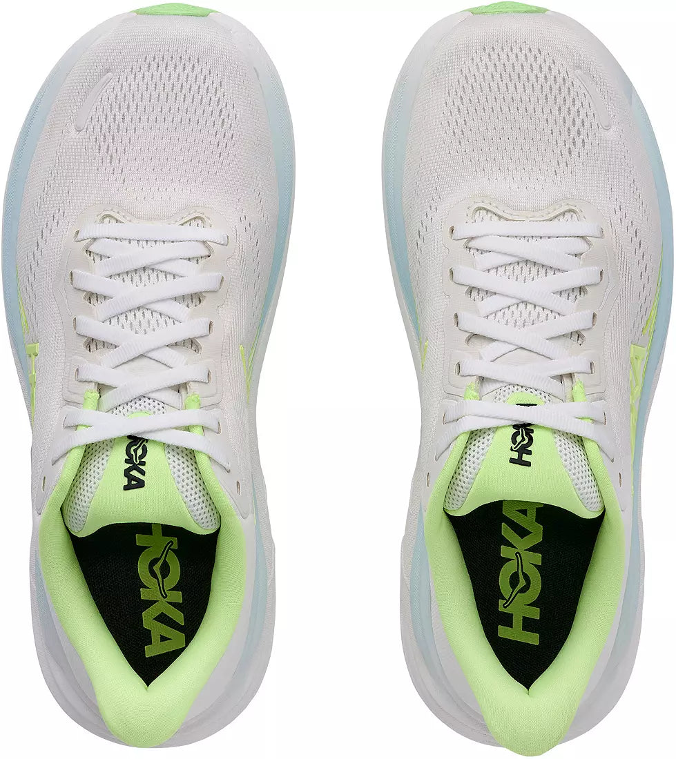 HOKA Women's CLIFTON 11 WIDE - FROST / NEON YUZU