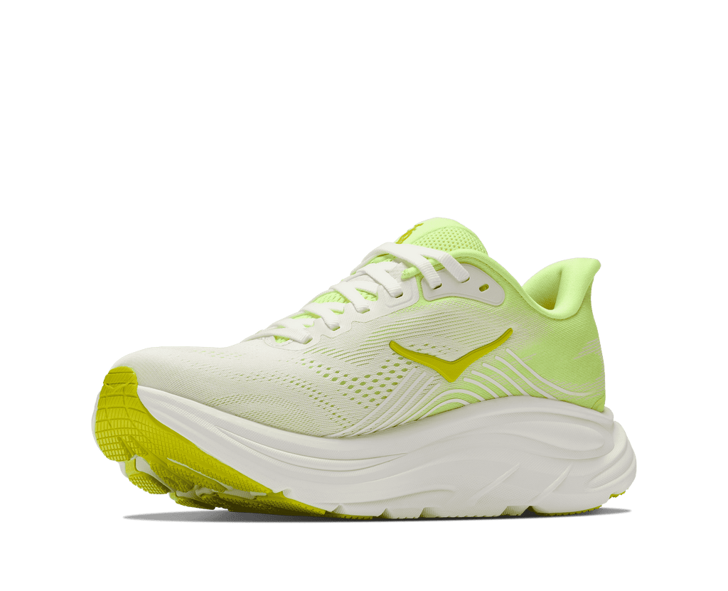 HOKA Women's Clifton 11 - NEON YUZU / FROST (Wide)