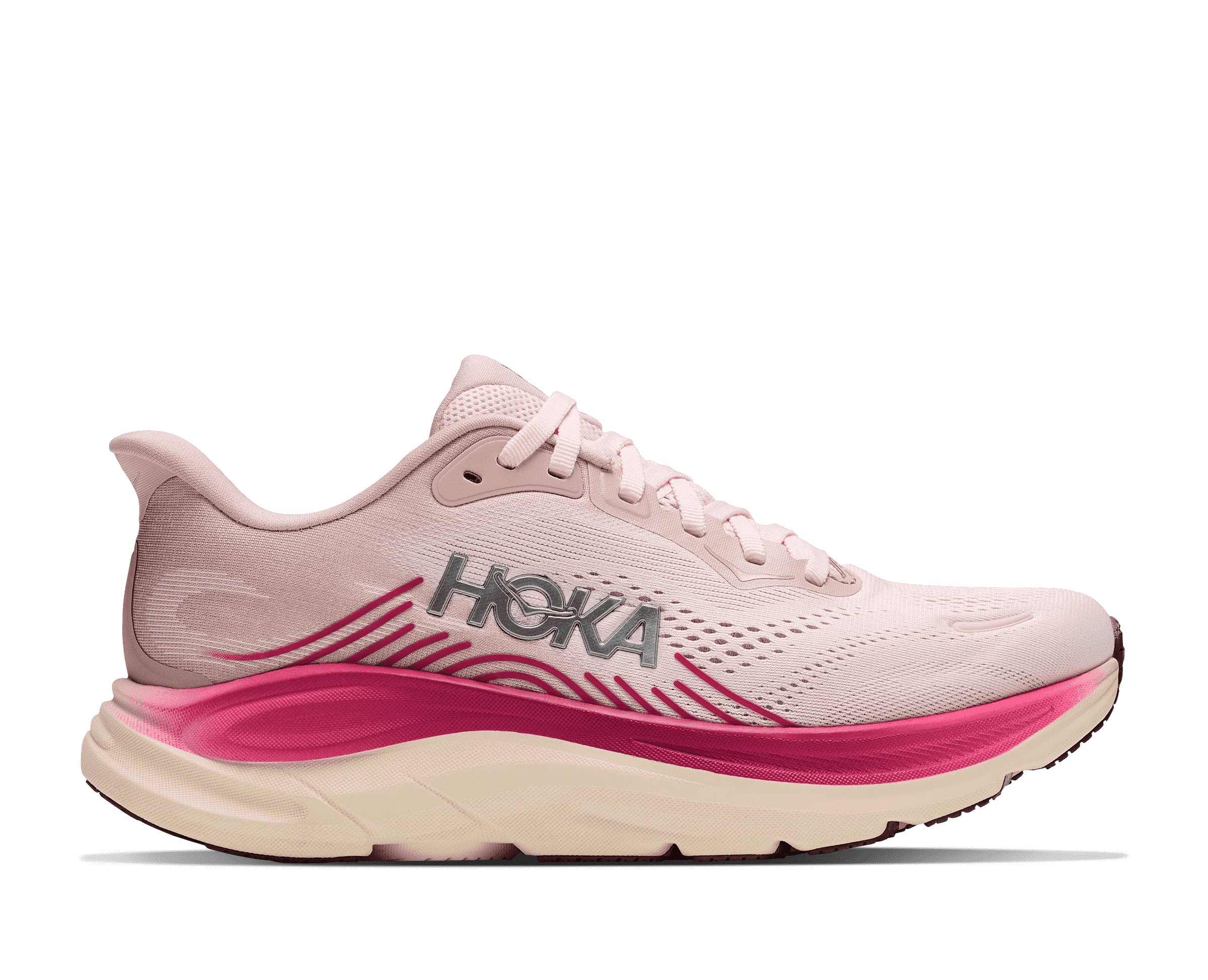 HOKA Women's Clifton 11 - PINK OPAL / ALABASTER (Wide)