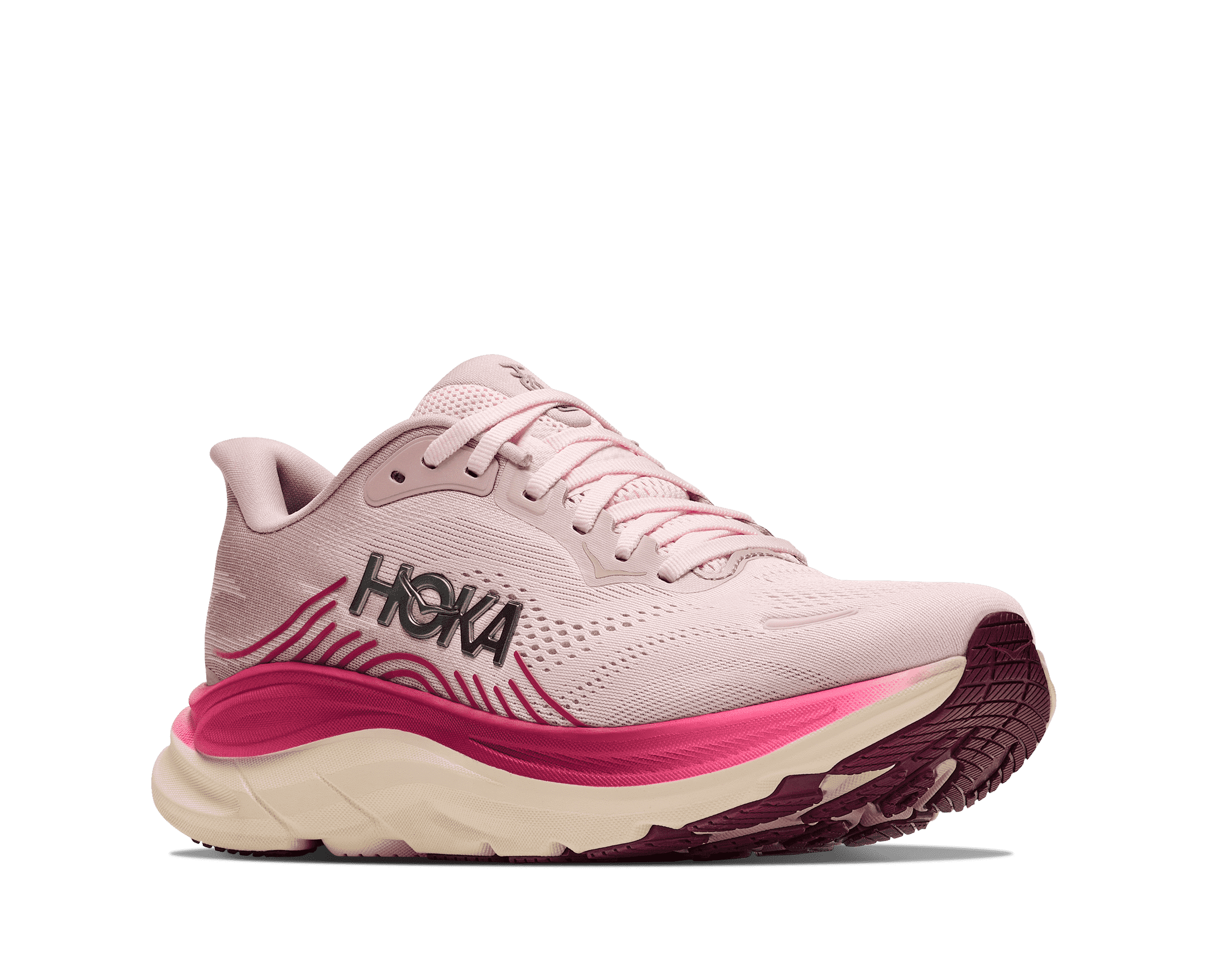 HOKA Women's Clifton 11 - PINK OPAL / ALABASTER (Wide)