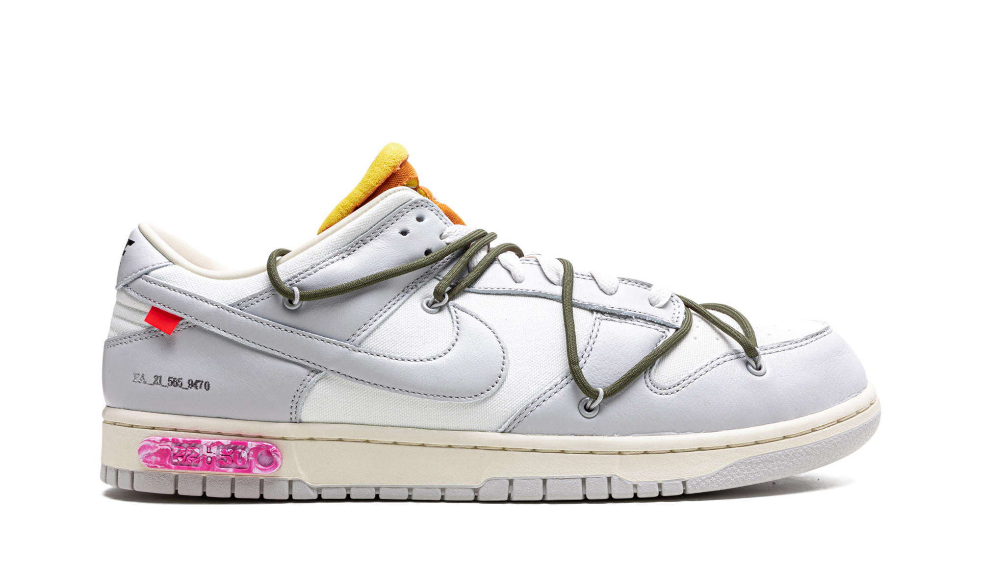 Dunk Low "Off-White - Lot 22" DM1602 124