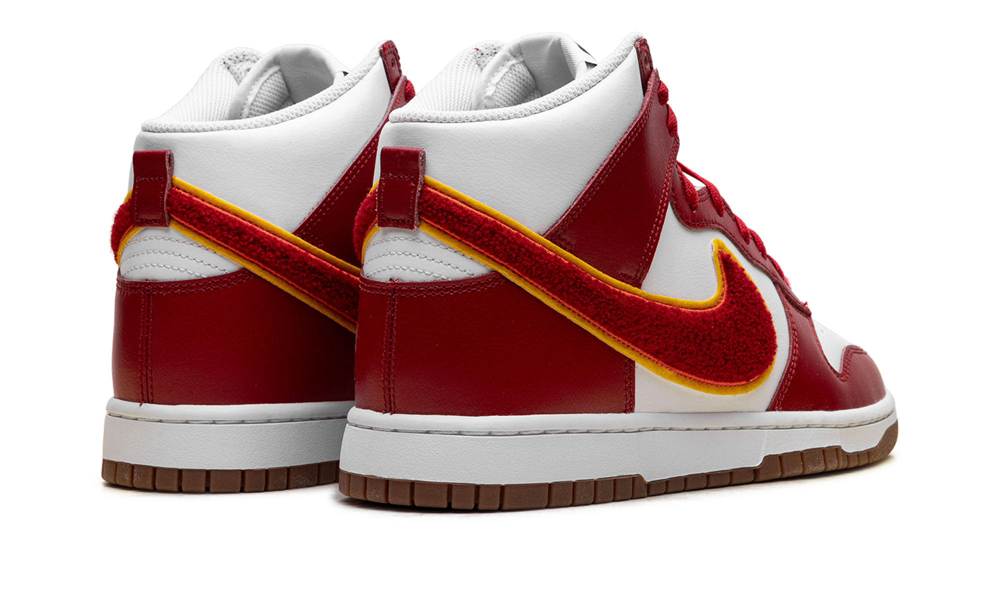 Dunk High "Chenille Swoosh White Gym Red" DR8805 101