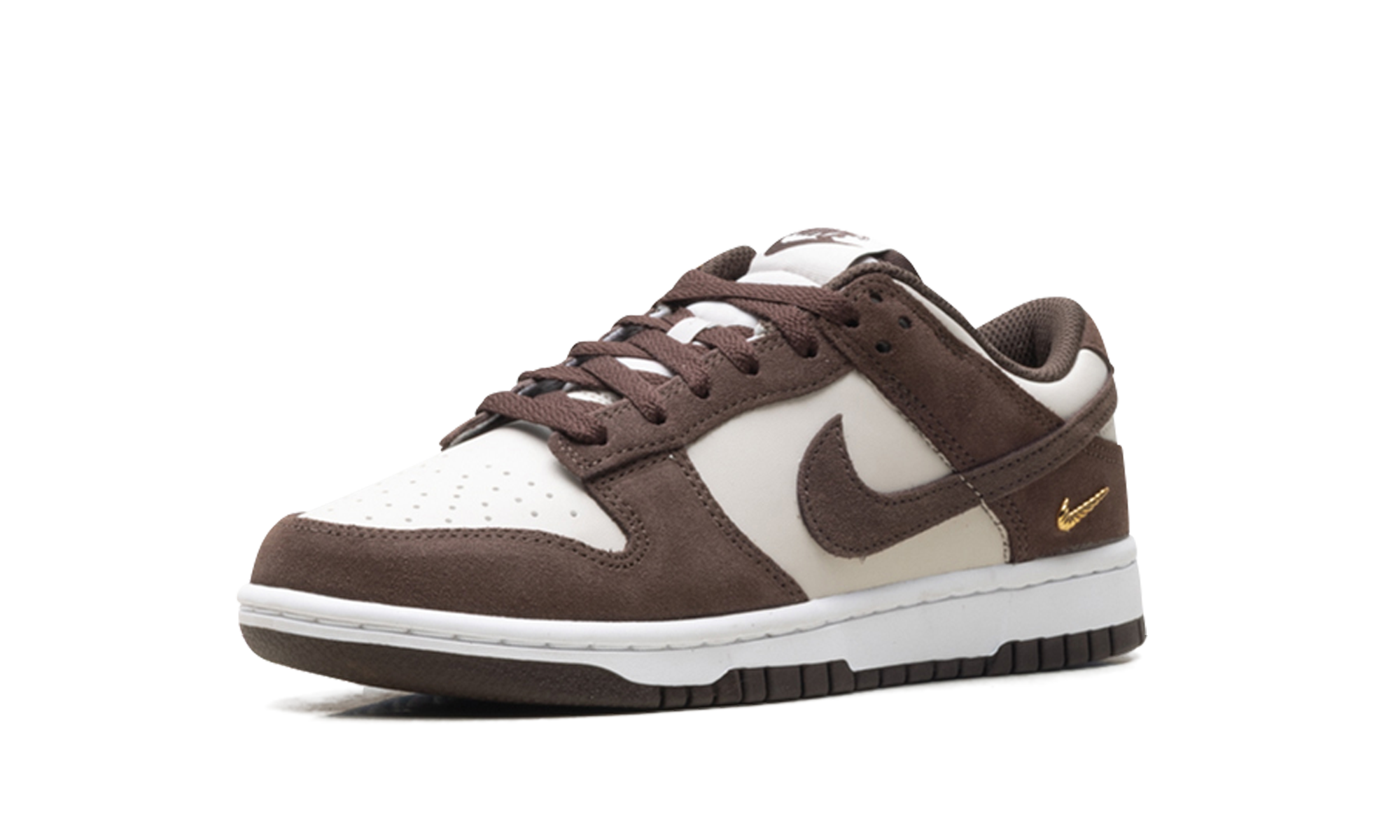 Dunk Low Suede WMNS "Light Orewood Brown / Baroque Brown / White" IO4244 102
