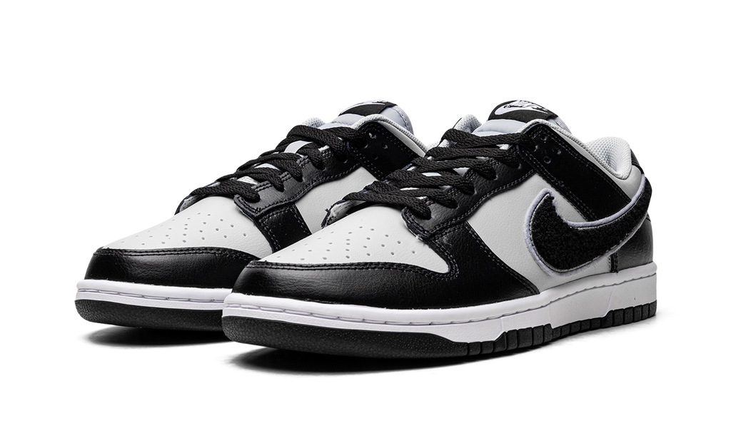 Dunk Low "Chenille Swoosh Black Grey" DQ7683 001