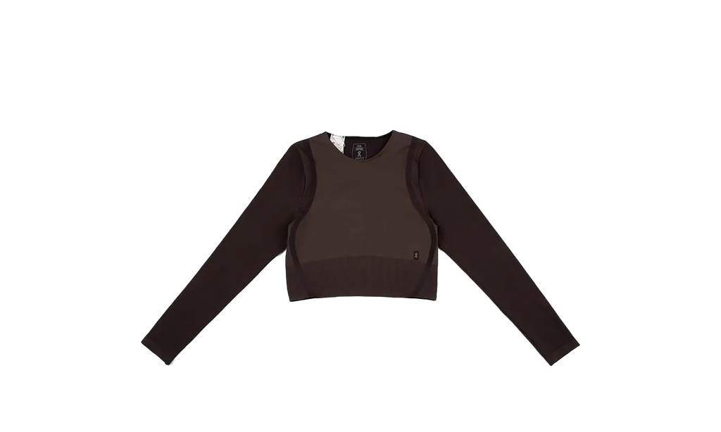 Studio Knit Long-T Crop "Pebble Black" 1WF10263573