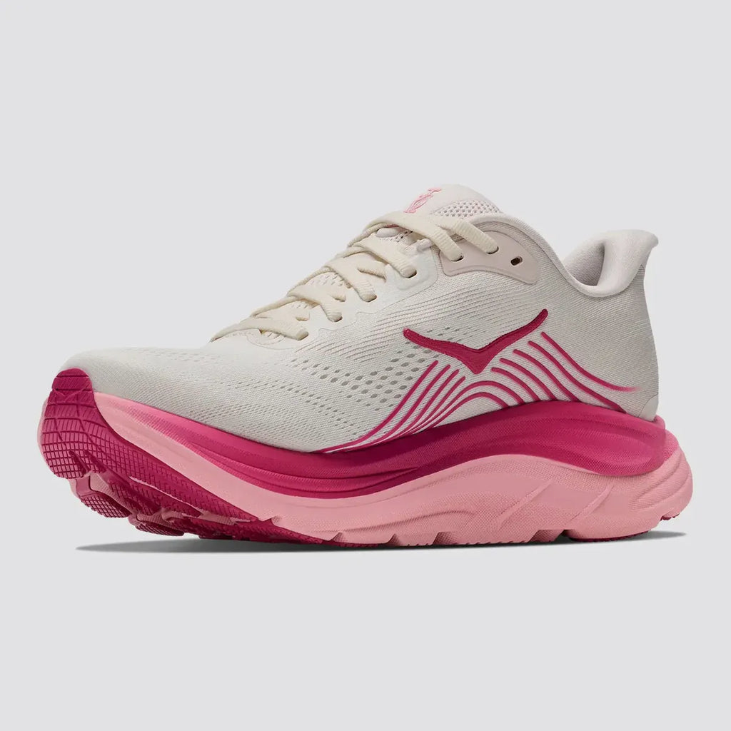 HOKA Women's CLIFTON 11 - ROSE CREAM / DEWY PINK