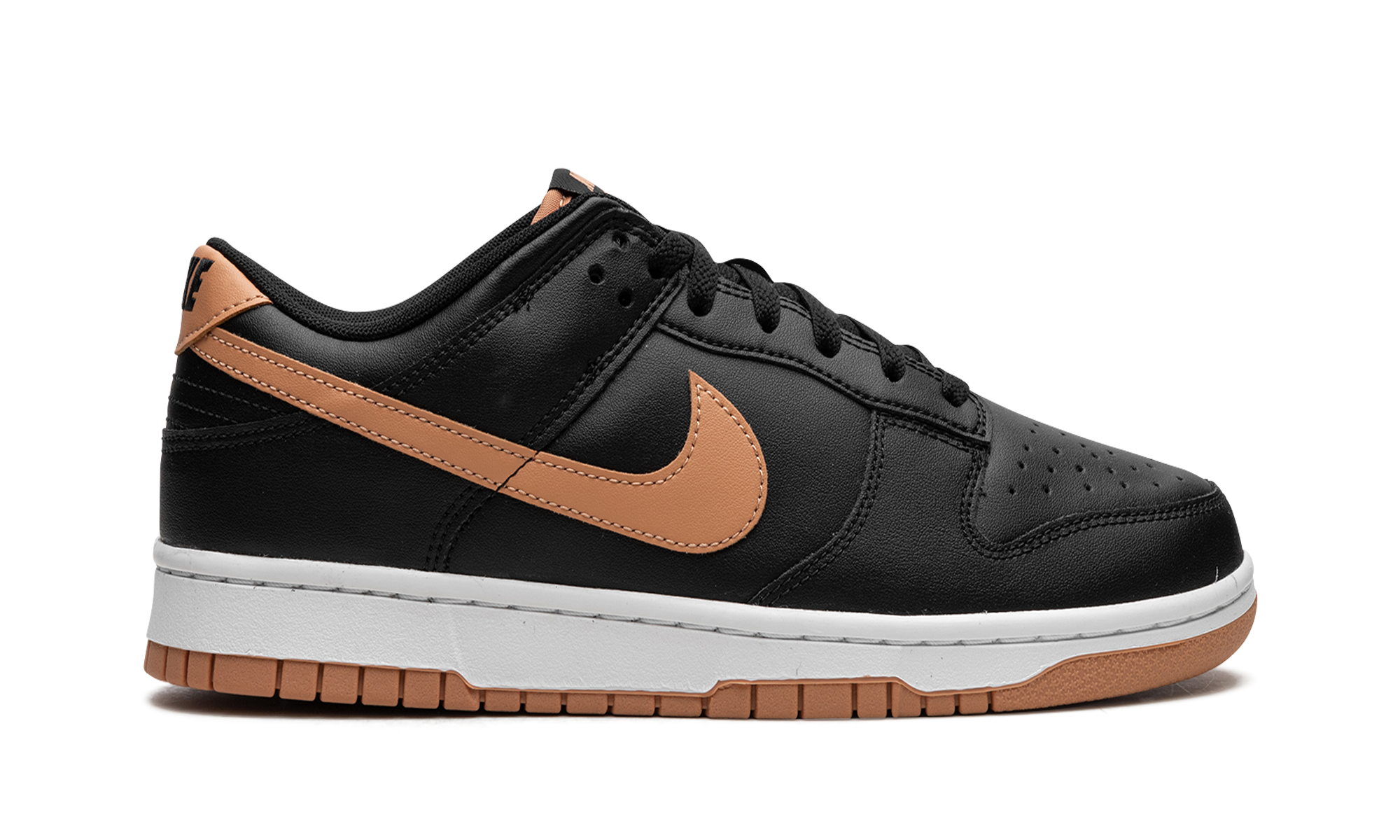 Dunk Low "Black / Amber Brown" DV0831 004