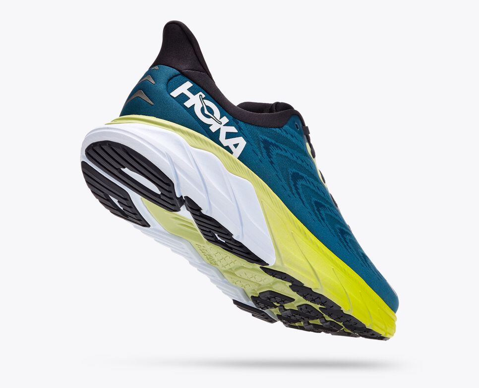 Hoka Mens Arahi 6 Wide-Blue Graphite / Blue Coral (1123196-BGBCR)