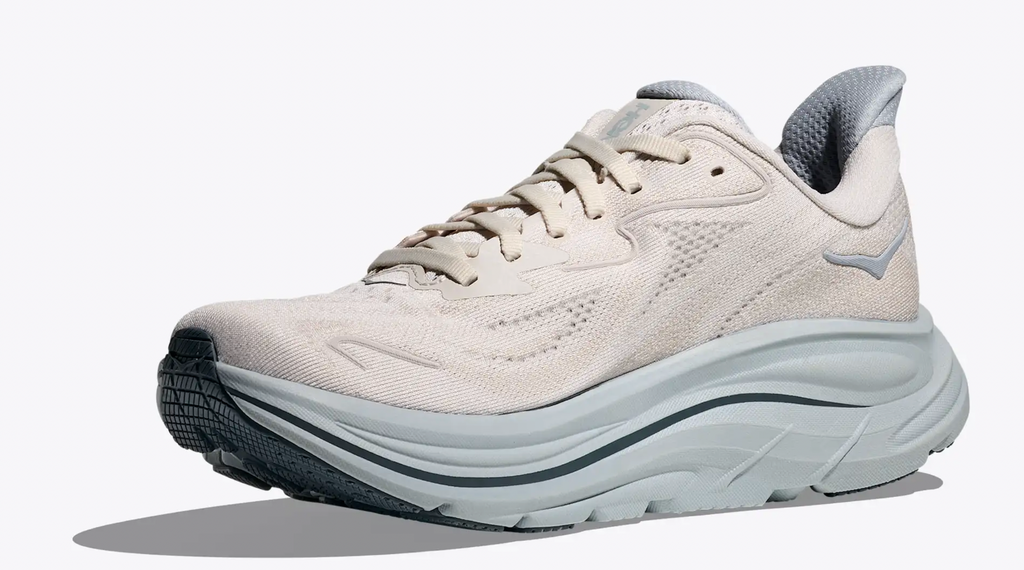 HOKA Women's Clifton 10 - GROUT / MINERAL BLUE