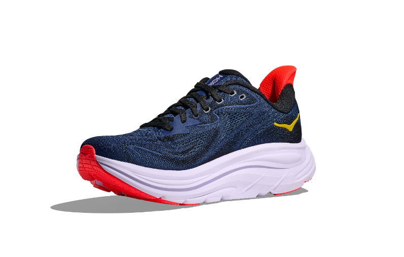 HOKA Women's Clifton 10 - MIDNIGHT BLUE / STARLIGHT GLOW (Wide)