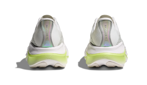 HOKA Women's Skyward X 2 - WHITE / NEON YUZU