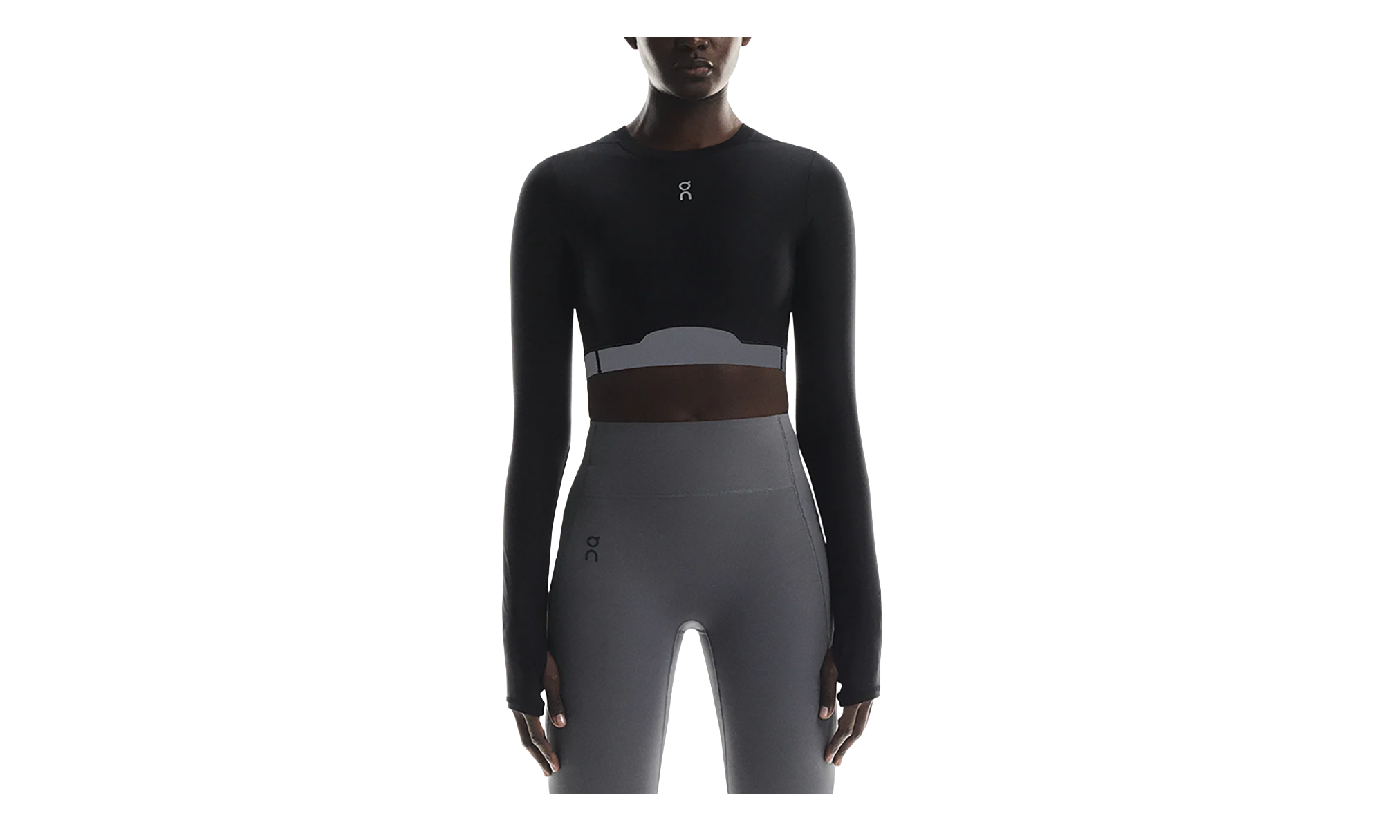 Train Long Sleeve Crop WMNS "Black" 1WF10220553