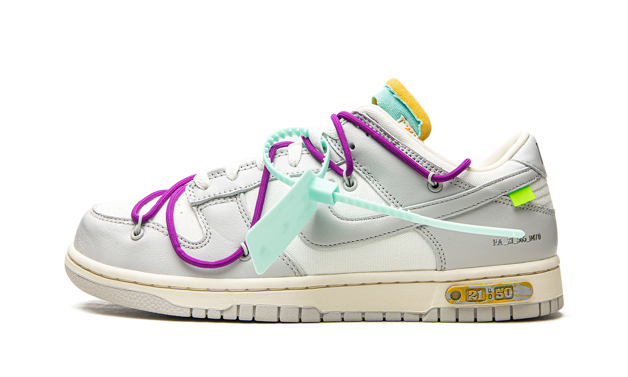 Dunk Low "Off-White - Lot 21" DM1602 100