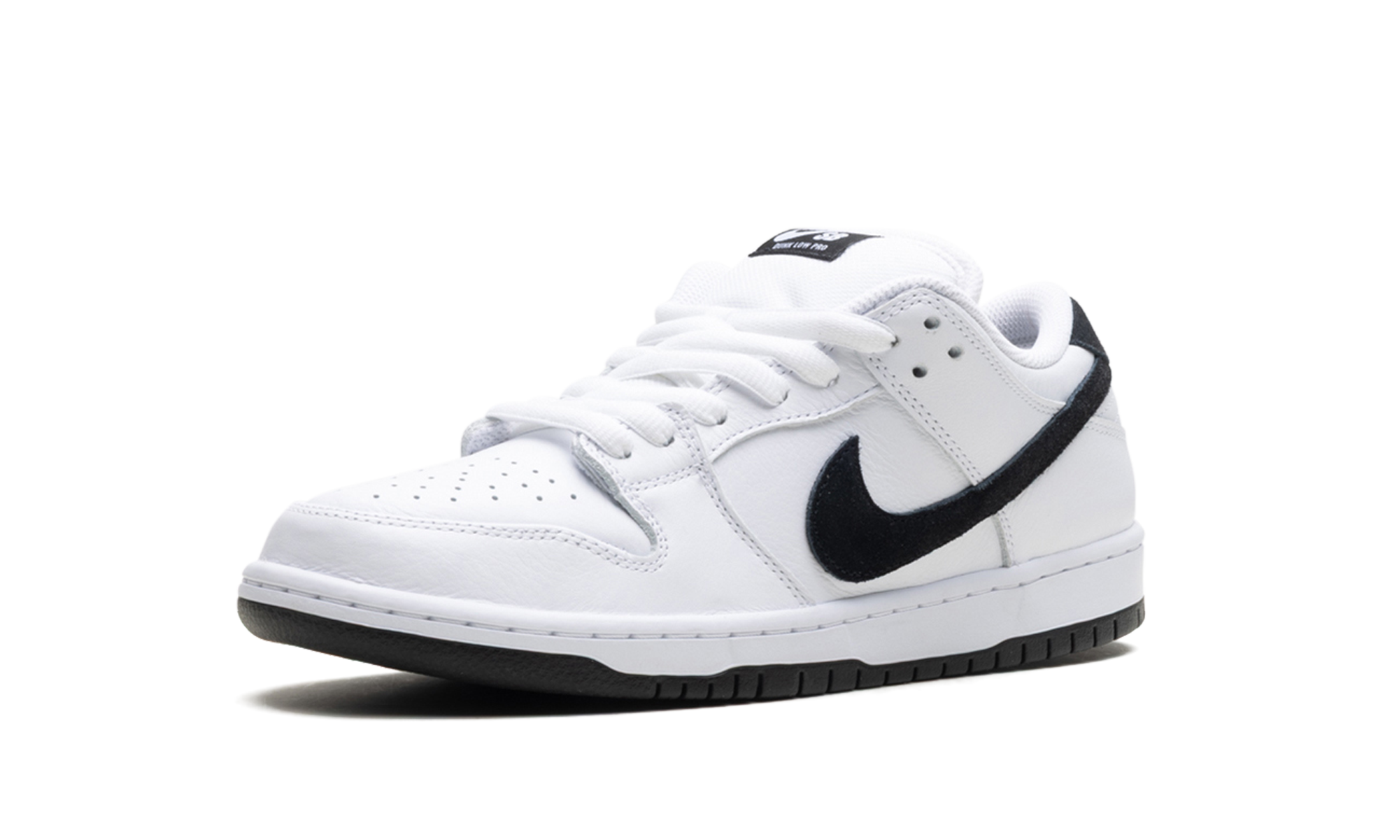 SB Dunk Low "White Black" HF3704 100