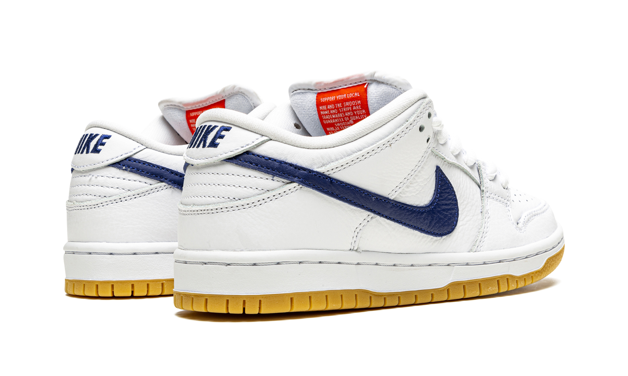 SB Dunk Low Pro Iso "Orange Label - White / Navy" CZ2249 100