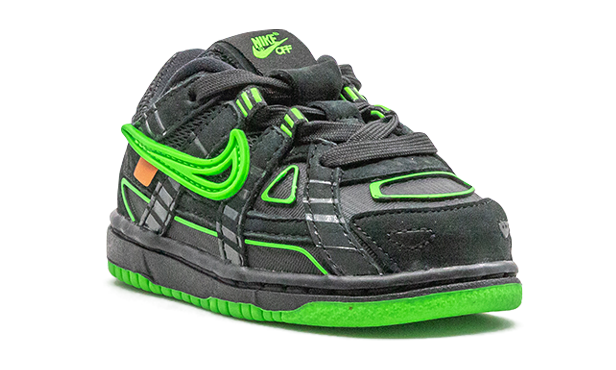 RUBBER DUNK TD "Off-White - Green Strike" CW7444 001