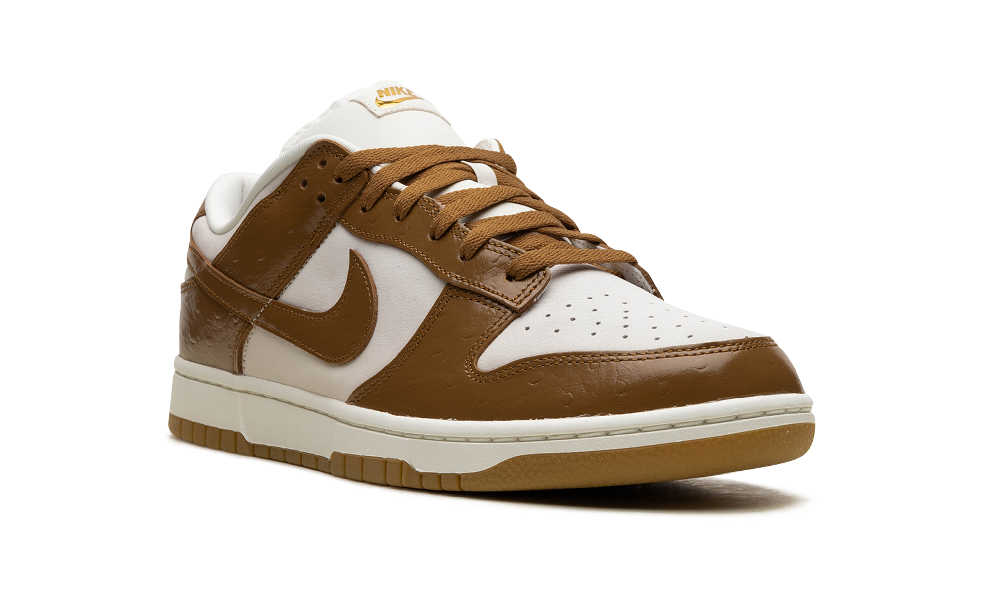 DUNK LOW WMNS "Brown Ostrich" FJ2260 001
