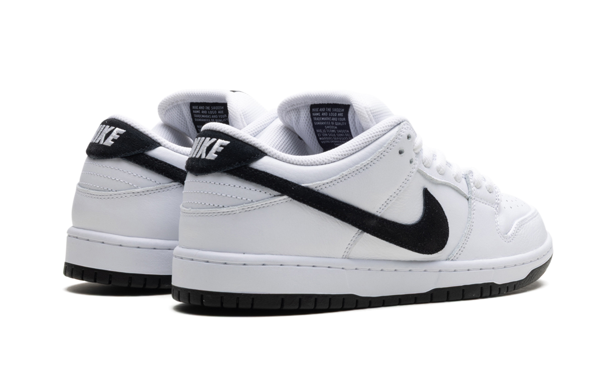 SB Dunk Low "White Black" HF3704 100