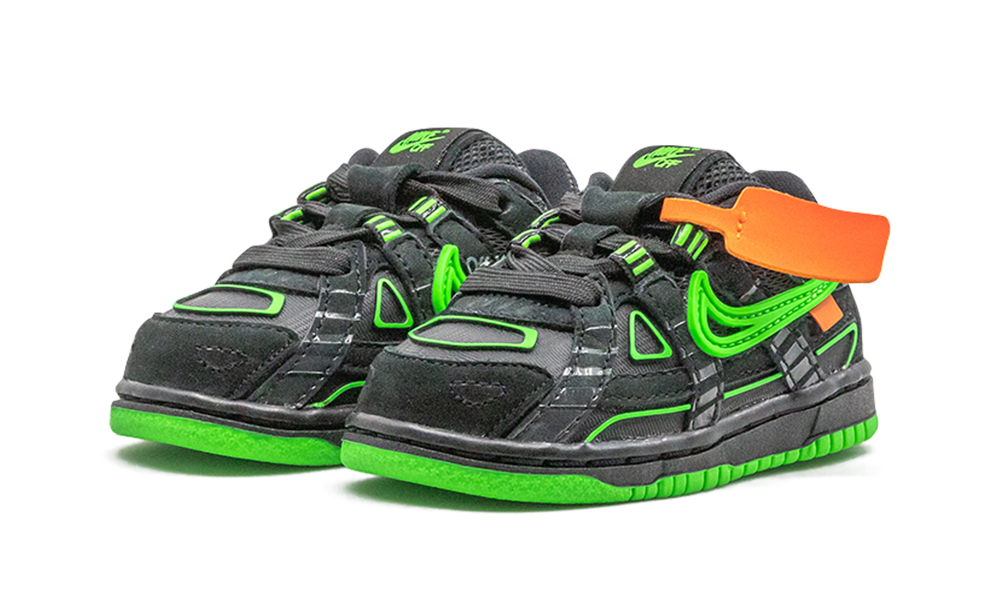RUBBER DUNK TD "Off-White - Green Strike" CW7444 001